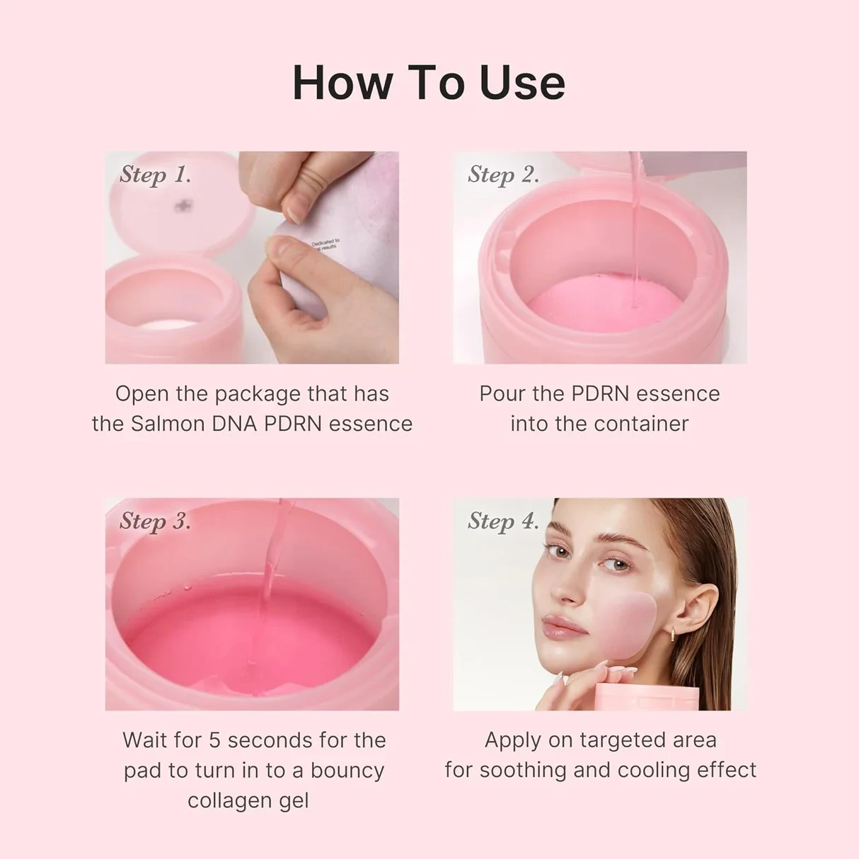 MEDICUBE PDRN Pink Collagen Toning Gel Toner Pad (70ea)