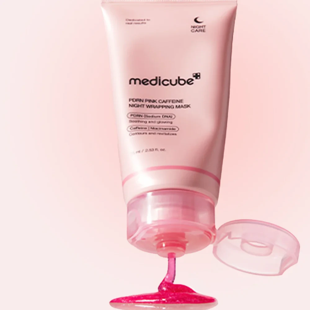 MEDICUBE PDRN Pink Caffeine Night Wrapping Mask – 75ml