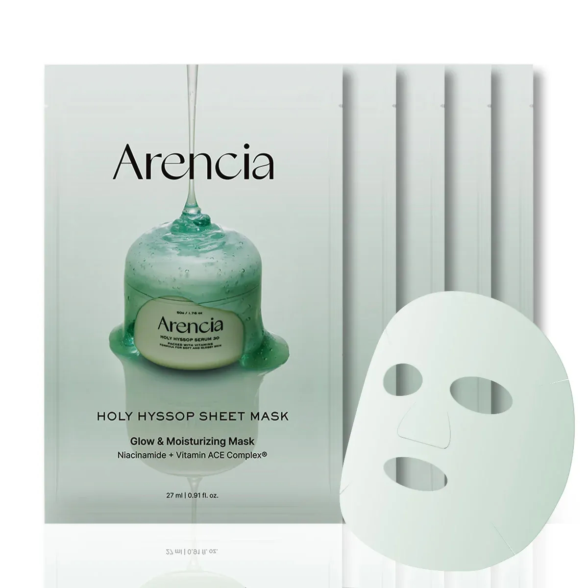 ARENCIA  Holy Hyssop Sheet Mask (5ea)