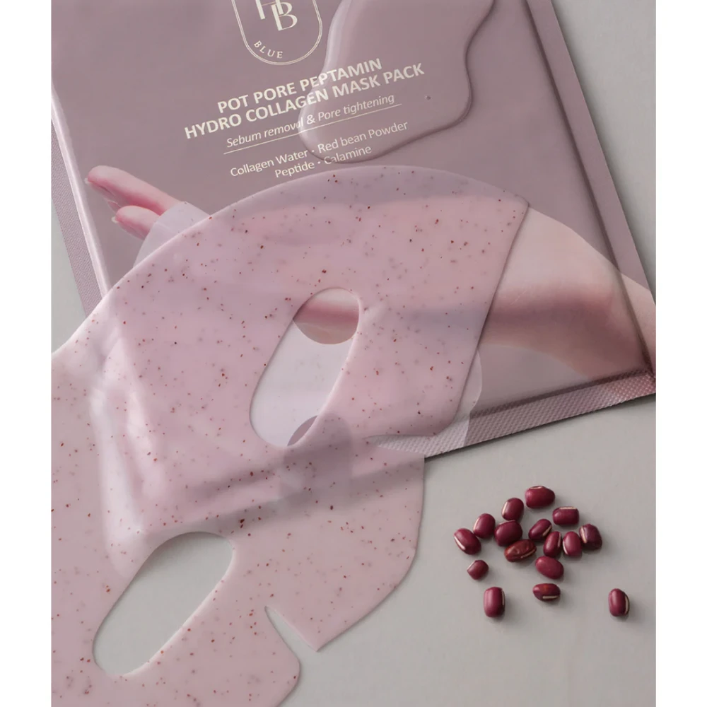HEVEBLUE  Pot Pore Peptamin Hydro Collagen Mask Pack