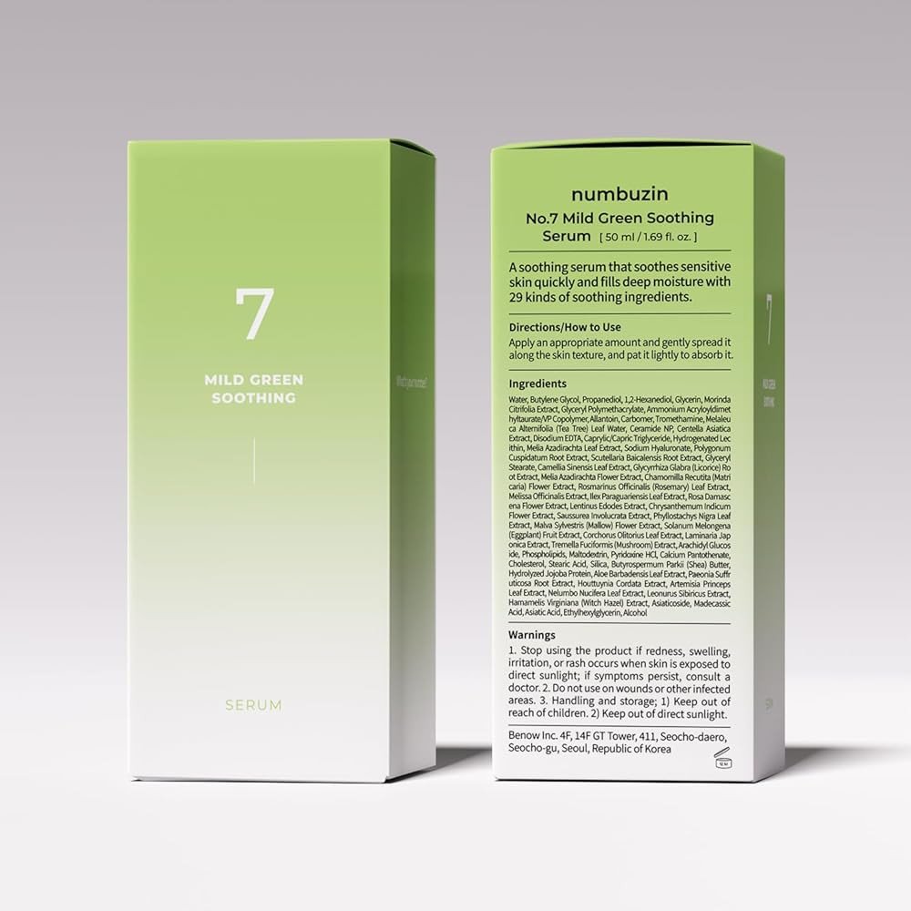 NUMBUZIN No.7 Mild Green Relief Serum - 50ml