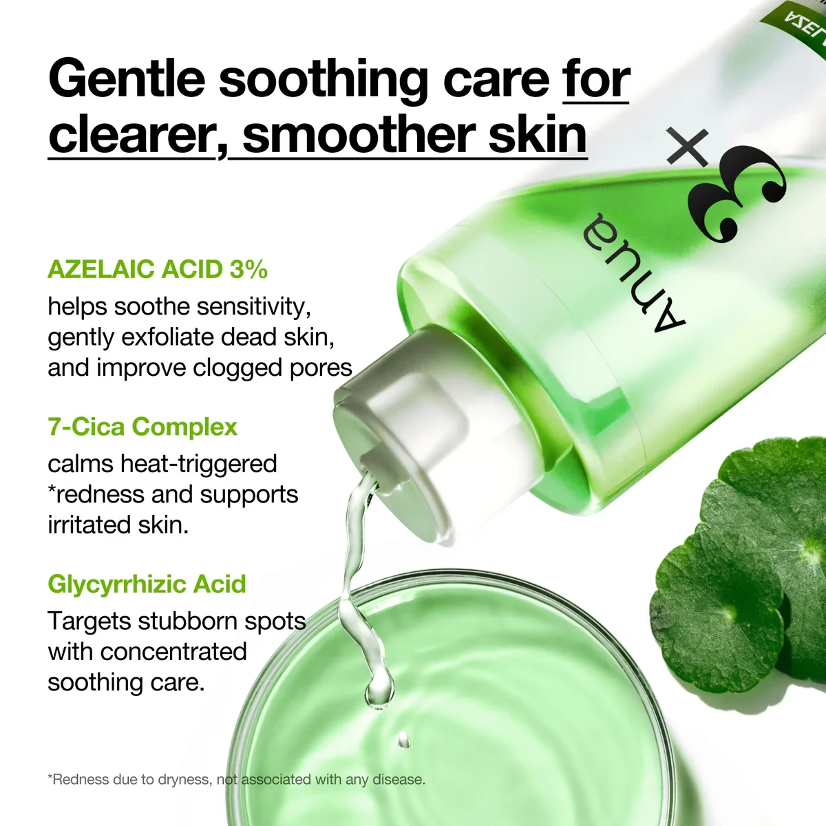 Anua Azelaic Acid 3+ Cica Skin Clarifying Toner