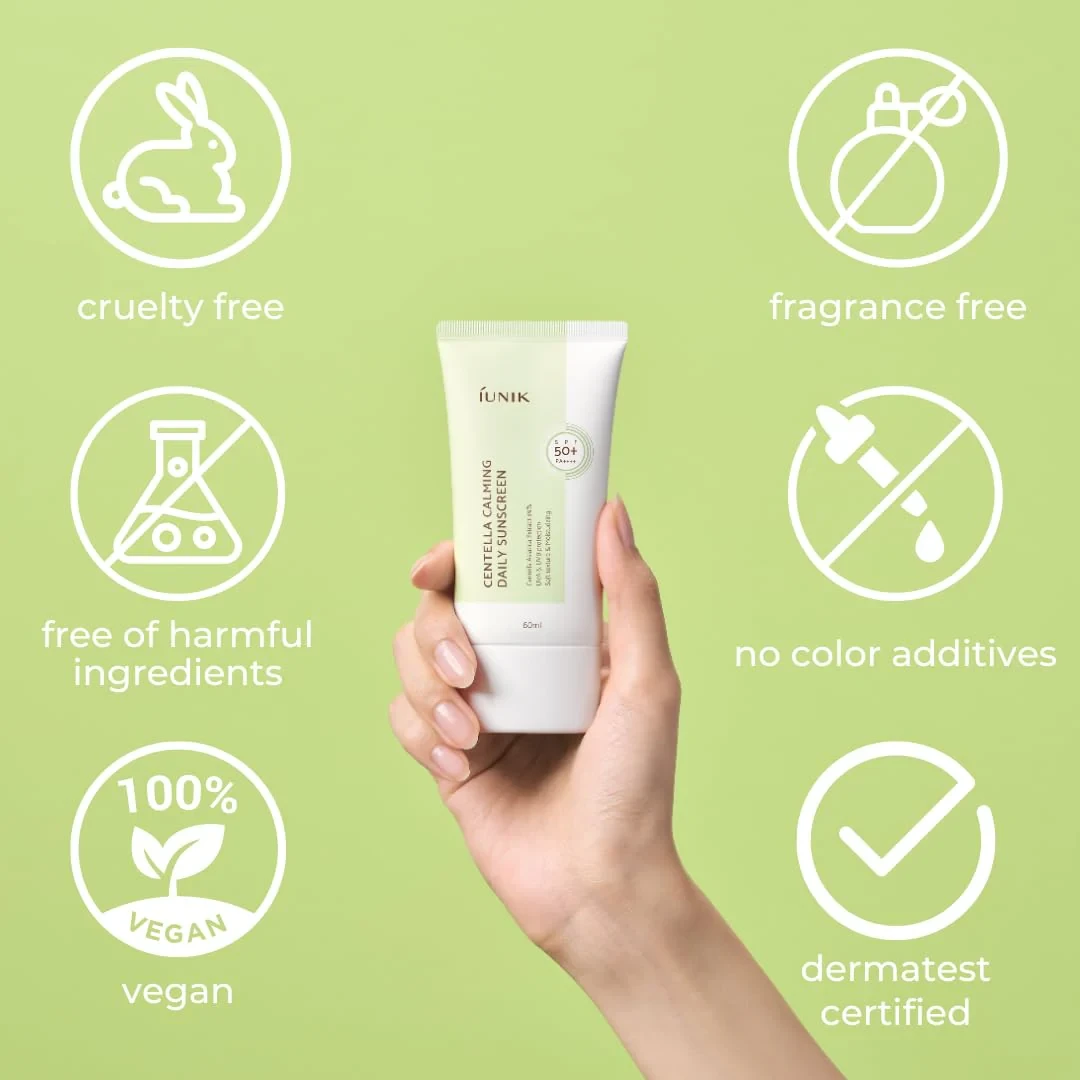 IUNIK Centella Calming Daily Sunscreen - 60ml