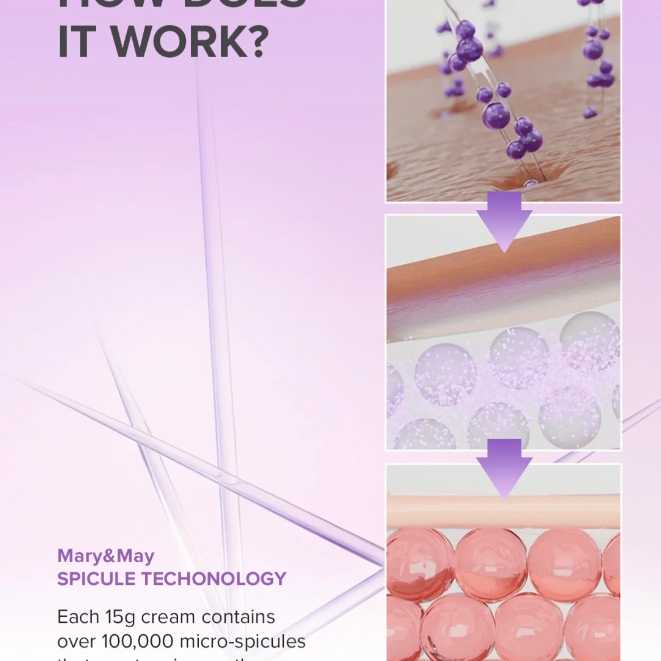 MARY & MAY Spicule Collagen PDRN Cream - 15g