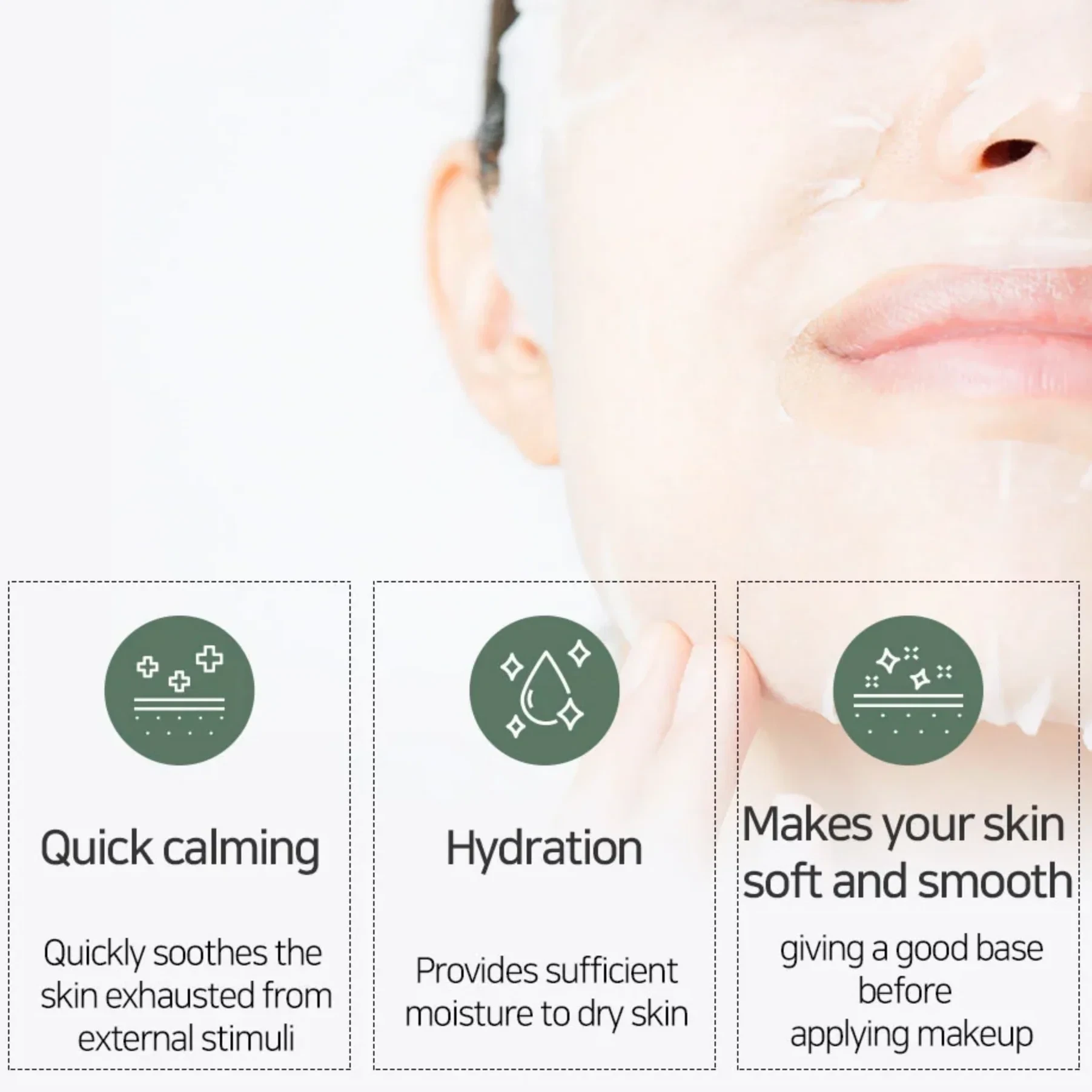 MARY & MAY Cica Houttuynia Tea Tree Calming Mask 30 sheets - 400ml