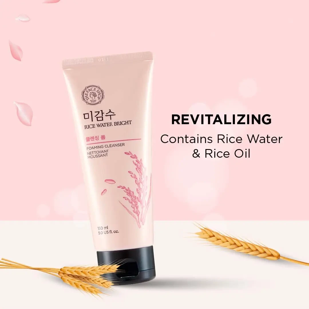 The Faceshop Rice Water Bright Facial Foaming Cleanser 150 ml