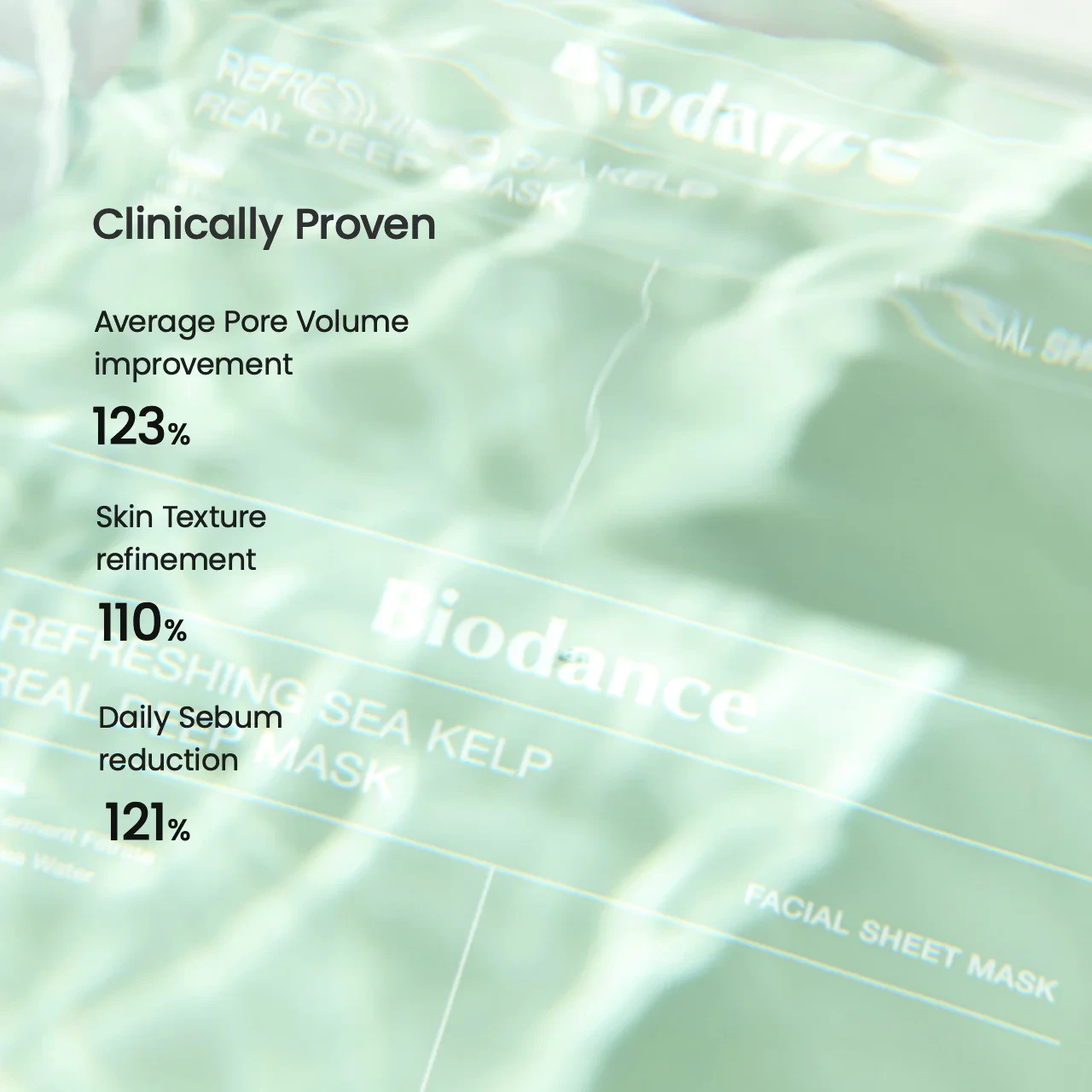 BIODANCE  Refreshing Sea Kelp Real Deep Mask (4ea)