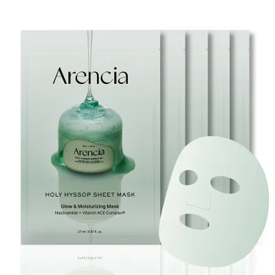 ARENCIA  Holy Hyssop Sheet Mask (5ea)