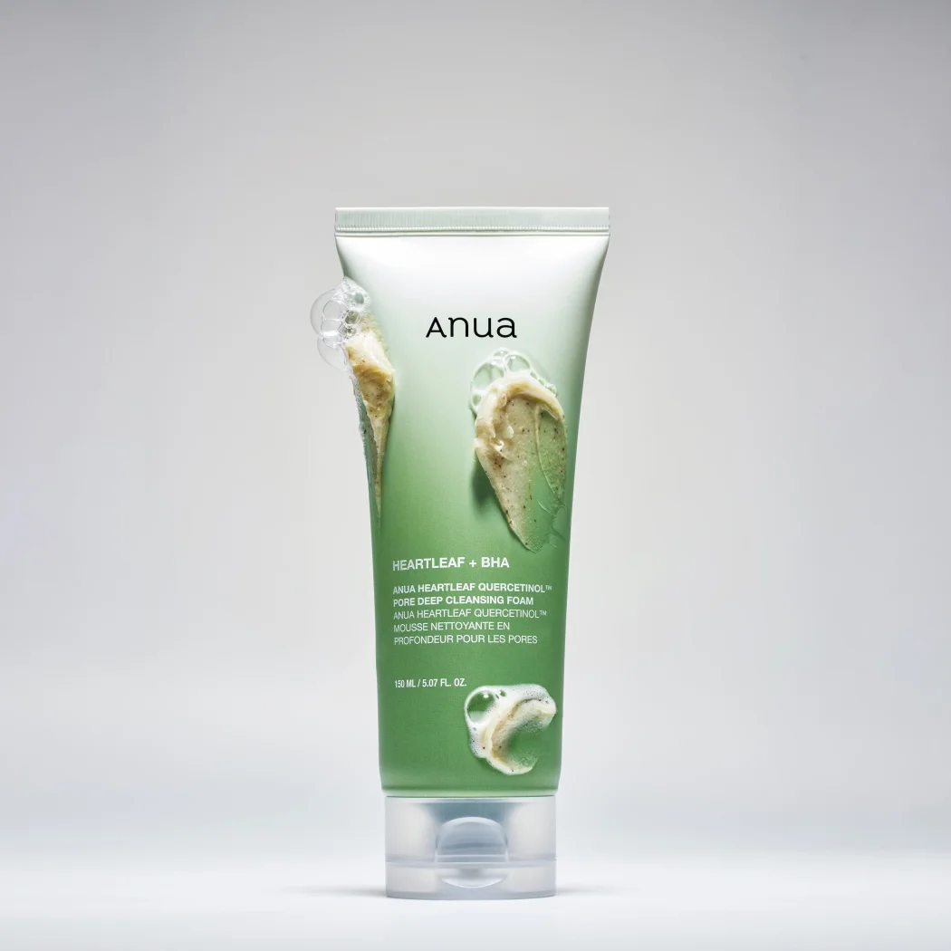 Anua Heartleaf + BHA Quercetinol Pore Deep Cleansing Foam 150ml (New Packaging)
